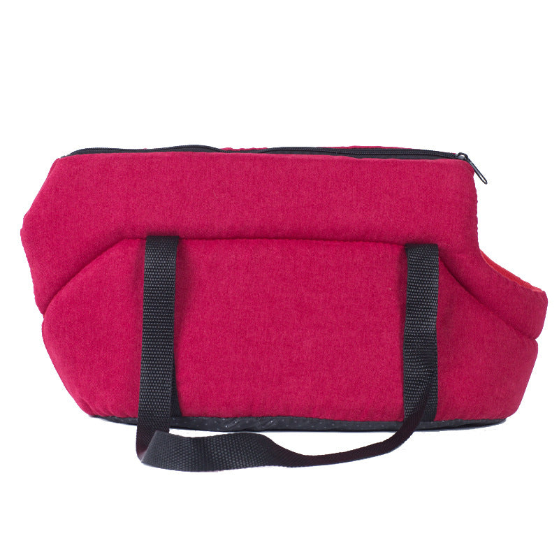 Foldable Breathable Pet Carrier Bag For Travel And Transport